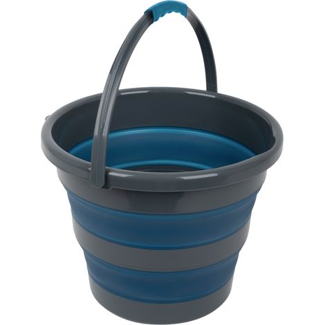 Brunner Faltbarer Eimer Drum 10 blau-grau