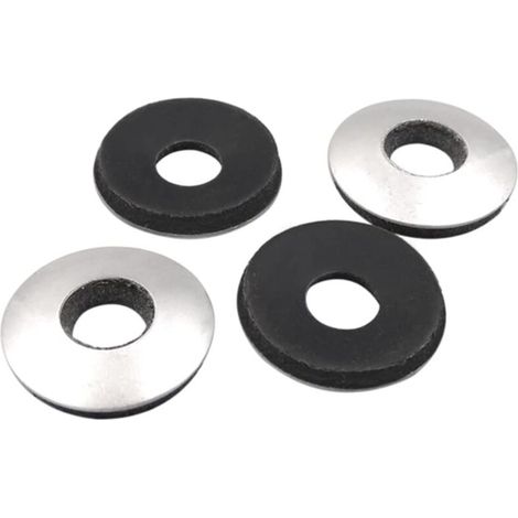 Aougo – Rondelle di tenuta in neoprene EPDM per viti autofilettanti – Diametro 16 mm – Spessore 2,5 mm – Confezione da 50 (1/4)
