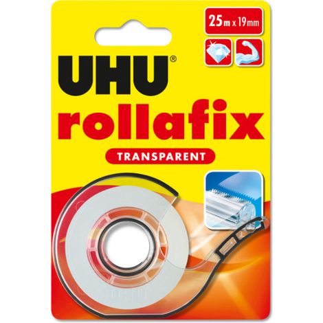 UHU rollafix 36965 Ruban adhésif transparent (L x l) 25 m x 19 mm 1 pc(s) W928231 (1/5)