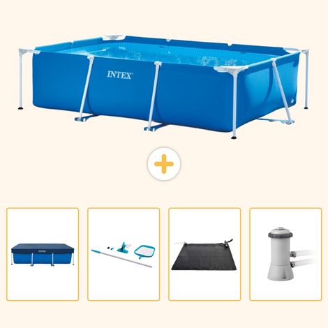 Intex Piscine Tubulaire Rectangulaire - 300x200x75 cm - 5-pièces S67 (1/5)