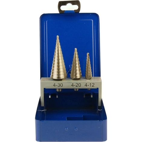 Set di punte a scalare con scatola da 3 punte