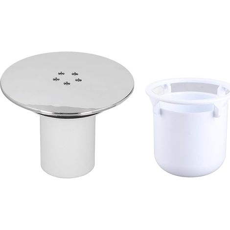 Capot Bonde Douche,Couvercle De Vidange De Douche,Remplacement De Couvercle De Siphon De Douche,Bonde De Douche De Douche Compatible Avec Un Trou De 90 Mm Pour Salle De Bain Bonde Douche(Plastique) (1/5)
