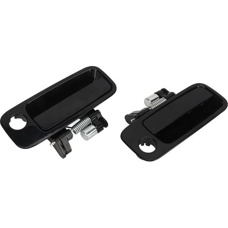 2 Poignées de Porte Extérieure Voiture 69210AA010, Prise Confortable Noire, Remplacement pour Camry 1997-2001 (1/5)