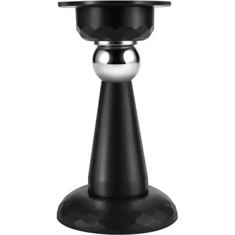 Lot de 2 (Black) butées porte magnétiques auto adhésives à ventouse for maison Pour Maison (1/5)