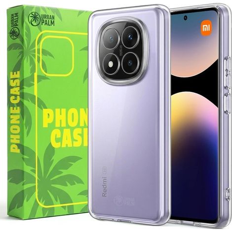 UrbanPalm Hülle für Xiaomi Redmi Note 14 Pro 5G / 14 Pro Plus 5G, Silikon, Transparent (1/5)