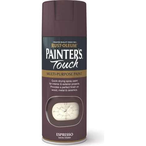 Rust-Oleum Painter’s Touch Spray Paint 400ml Satin - Espresso