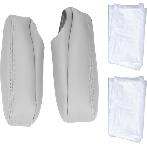 Cover of armrest of seat before of car in leather artificial of replacement for Chevrolet Tahoe banlieue 1500 2000-2006 gray (1/5)