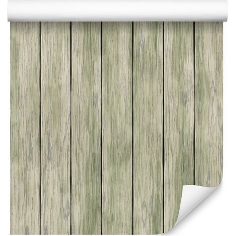 Papel pintado con elegantes tablones de madera verticales para salón y dormitorio, 50x1000 cm. (1/5)