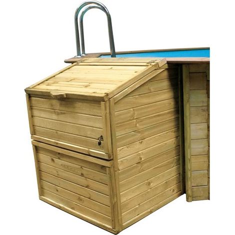 Carcasa técnica gre-pools para filtración piscina 120 cm con cerradura