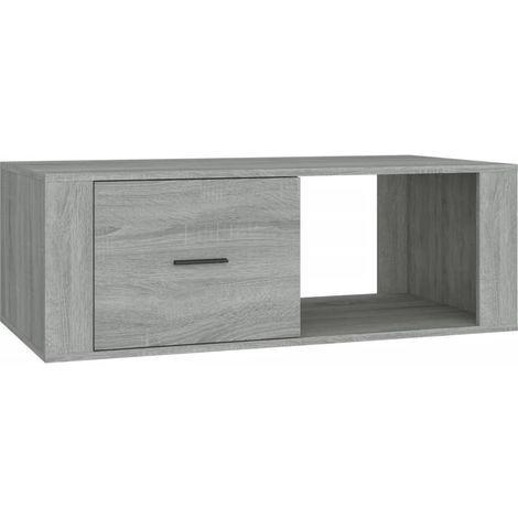 Maison Exclusive - Couchtisch Grau Sonoma 100x50,5x35 cm Holzwerk