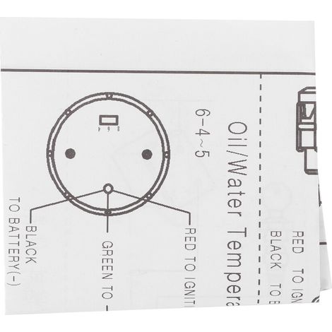 Adecuado para voltímetros digitales de 52 mm, 7 colores de LED, diseño universal, apto para aplicaciones automotrices de 12 V. (1/3)