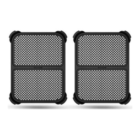 Lot de 2 protections anti-éclaboussures pour friteuse à air chaud Ninja Foodi MAX Dual Zone AF400EU / AF451EU / DZ401, accessoires en silicone, protection anti-éclaboussures réutilisable (1/4)