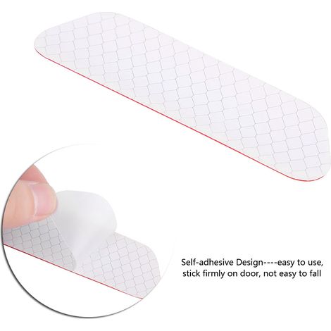 Set mit 4 selbstklebenden Reflektorstreifen für Autotüren, rote Sicherheitsaufkleber, selbstklebendes Warnband. (1/5)