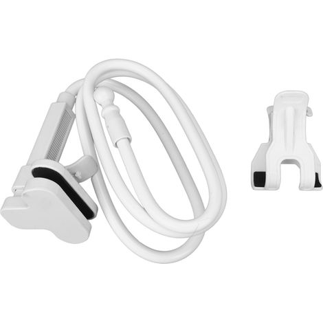 Support mural flexible en acier inoxydable pour tuyau CPAP, porte-tuyau portable sûr et fiable pour chevet (1/5)