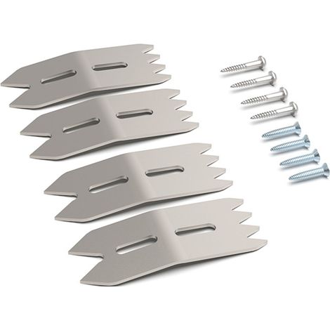 Jeu de 4 fixations de positionnement pour bois, pinces de menuiserie en alliage d'aluminium pour maintien précis des planches (1/5)