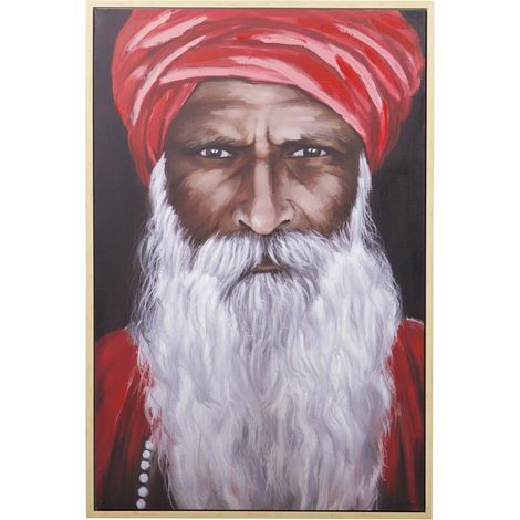 Mann Gemälde 80% Handgemalt Rahmen 80X4X120 Cm (1/3)