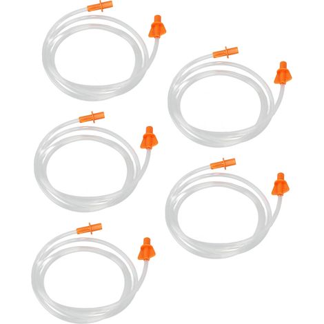 Tube de Lavement de Remplacement 5 pièces, 1,6 m, Flexible, pour Nettoyage du Côlon à Domicile (1/5)