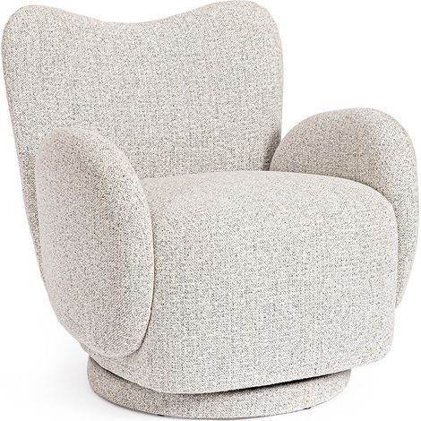 BIZZOTTO Poltrona Girevole Harper Grigio Chiaro (1/5)