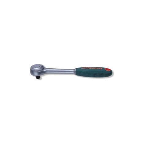 Herramienta manual, Jonnesway, modelo R3502, para mecánica de precisión, trinquete 1/4", 72 dientes, compacto, duradero y de alto rendimiento