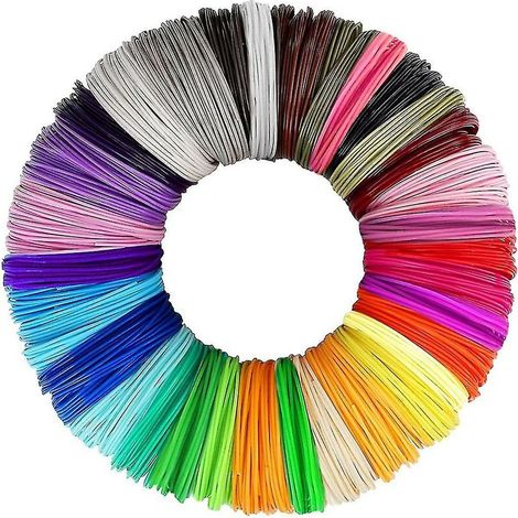 PCL-Filament-Nachfüllpackung für OEM-3D-Druckstifte, 1,75 mm, 30 Stück in zufälligen Farben, 3D-Druckstift-Filament-Nachfüllung (1/5)