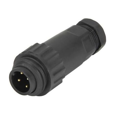 Weipu 814081 Connettore circolare Spina dritta Tot poli: 3 + PE Serie (connettore circolare): WA 1 pz.