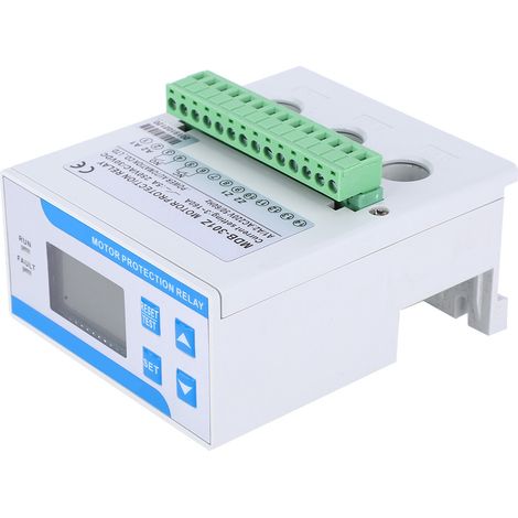 Protecteur de moteur intégré triphasé numérique 220 V CA 3-160 A contre les surintensités et les défauts de phase, protection contre les surcharges et les sous-charges. (1/5)
