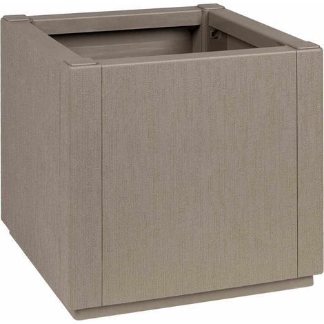 Maceta para Jardín Gris 36 x 36 x 35 cm Polipropileno