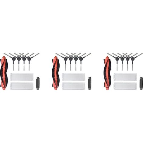 Lot de 3 filtres HEPA pour brosse principale/latérale et accessoires pour aspirateur robot Xiaomi Mijia Mop Pro STYJ02YM/VIOMI V2 PRO/V3 (1/5)
