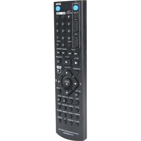 Télécommande de remplacement pour enregistreur DVD/magnétoscope/DVD-R LG RC286H/RC297H/RC397H
