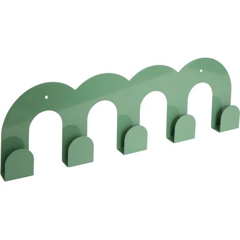 Appendiabiti verde callista 5 ganci - Atmosphera créateur d'intérieur