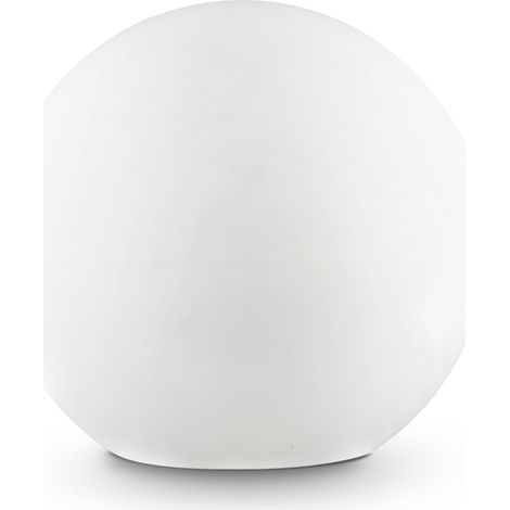 Piantana Moderna Sole Materie Plastiche Bianco 1 Luce E27 D40Cm