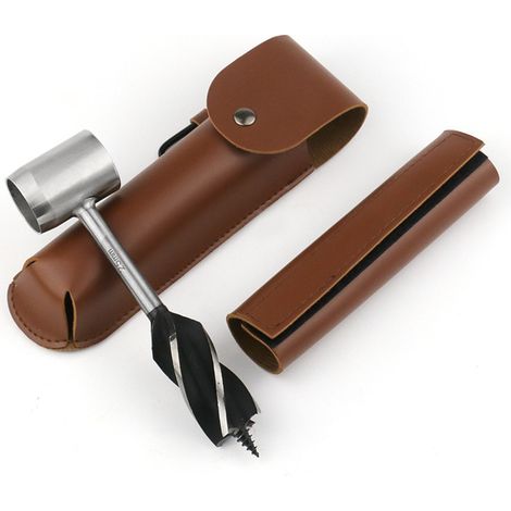 Perceuse à Main Pour Le Travail Du Bois, Perceuse De Survie Manuelle, Tarière Manuelle Bushcraft Outils, Camping Tarière Manuelle Pour Le Camping， (1/4)