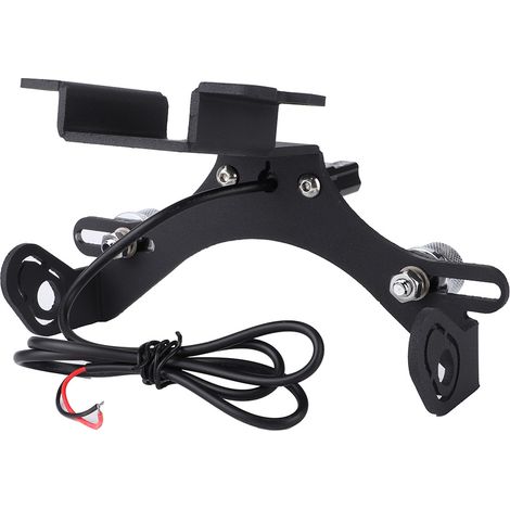 Support de plaque d'immatriculation avec feu LED, éliminateur de garde-boue arrière pour YAMAHA MT-07/FZ-07 2014-2018 (1/5)