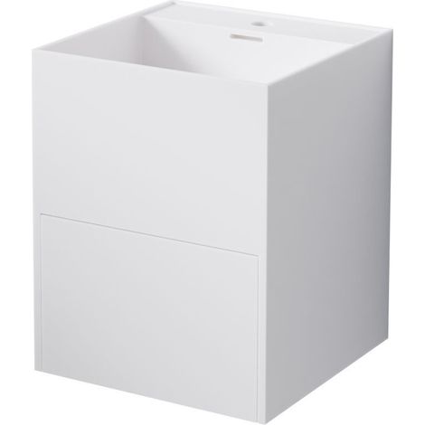 Steinberg Serie 443 Lavabo mural, con extraíble, 400x400x500mm, 1