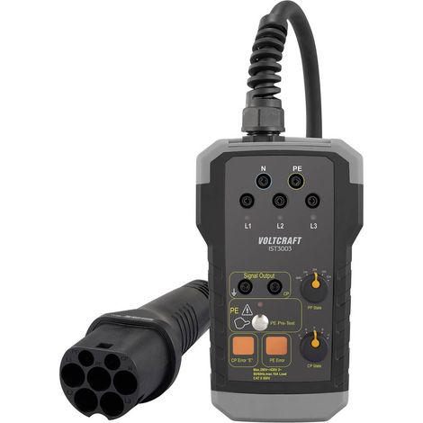 VOLTCRAFT IST 3003 tester EVSE per tester di installazione VDE0100, test preliminare PE di eMobility Wallbox (1/5)