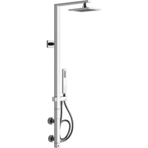 Columna de ducha Gessi Rettangolo con termostato de superficie,