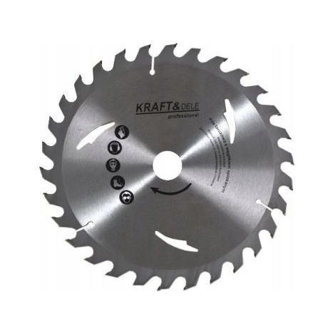 Hartmetallbestücktes Sägeblatt zum Schneiden von Holz 250x32 30T KD1034 (1/5)