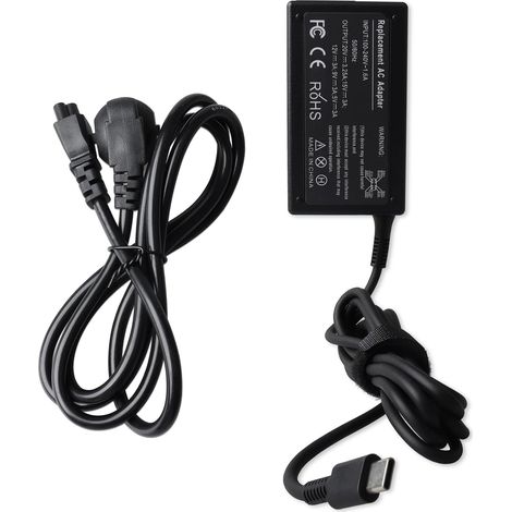 Chargeur USB Type-C 65 W Ordinateur Portable pour HP Spectre X360, ProBook x360 430 G8, Adaptateur pour Envy, EliteBook,EliteBook 830 840 850, ZBook Pavilion X2, Cordon d'alimentation de Voyage (1/5)