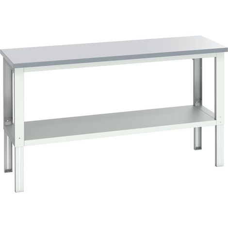 Bott 41003681.16V Cubio Adjustable Bench with Shelf, Laminate Top 2000 x 750mm