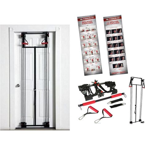 TRADE SHOP - Palestra Attrezzatura Multifunzione Porta Con Cavi Elastici Per Esercizi Da Casa - (1/5)