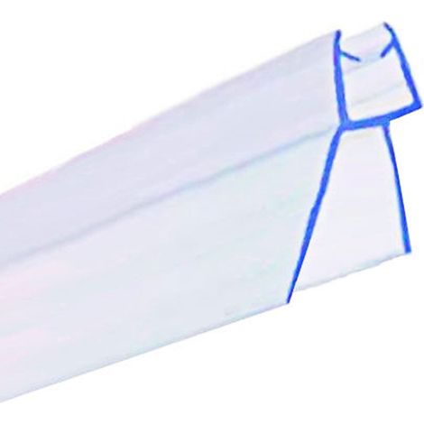 Dichtung für Duschtüren mit Schleiflippe und Abtropfleiste (Nr. 3, 100 cm) (1/2)