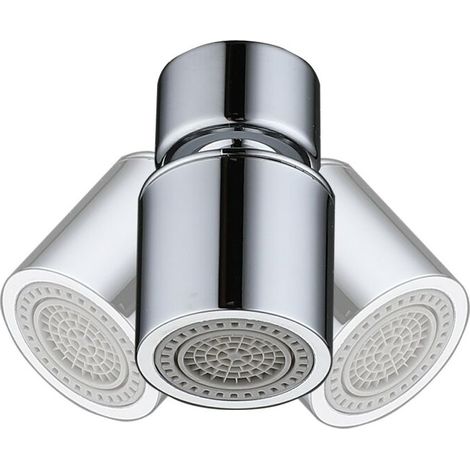 Faucet Aerator,360°Swivel Bubbler Filter Faucet with 2 Spray Modes Anti-Splash Descaling Accessories for Bathroom Kitchen Sink, Water Saving-FM24