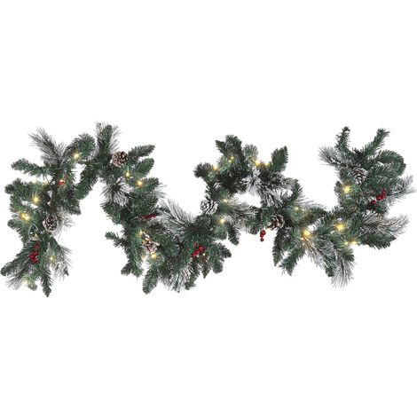 Weihnachtsgirlande LED WAPTA 180 cm Grün