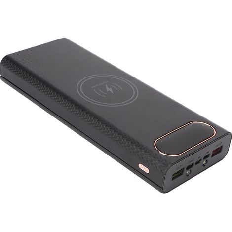 Boîtier de Batterie 21700 avec Charge Rapide 22.5W et Sans Fil 15W, Boîte DIY pour Power Bank, Noir (1/5)