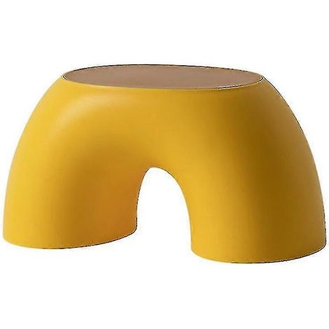 Tabouret de jardin robuste et antidérapant Creative Home pour enfants, rond et arc-en-ciel. (1/5)