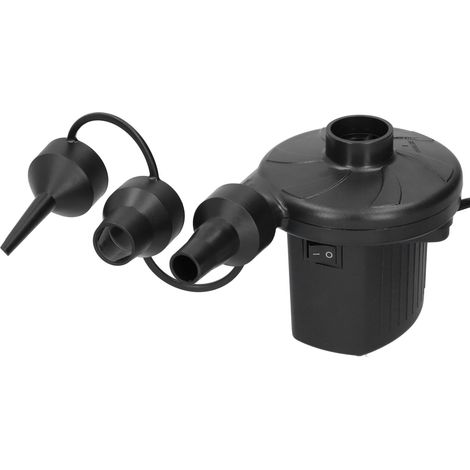 Gonfleur électrique 150W nomade 3 embouts gonflage dégonflage polyvalent pour plein air camping prise UE 220V (1/5)