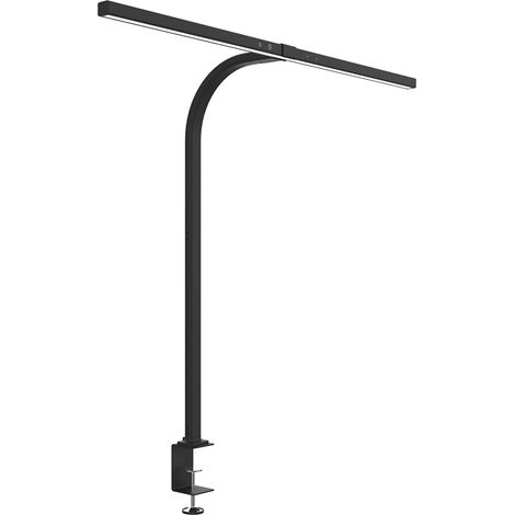 Unilux Strata lampada da tavolo nera LED asimmetrici