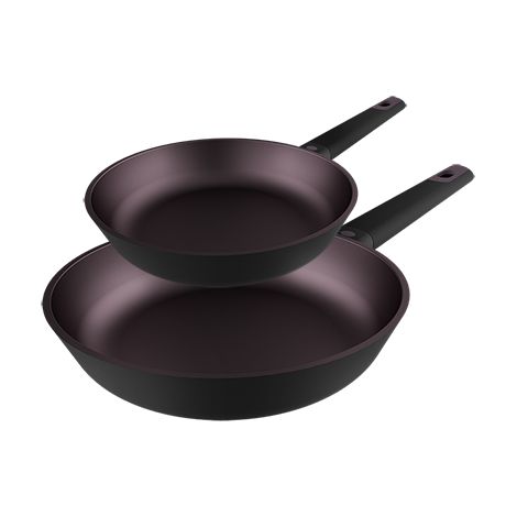 Cecotec Juego de sartenes modernas negro 20 y 24 cm (1/5)