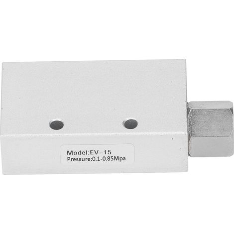 Générateur de vide pneumatique, raccord d'éjection d'air en alliage d'aluminium, vanne à grand débit EV-15 (1/5)
