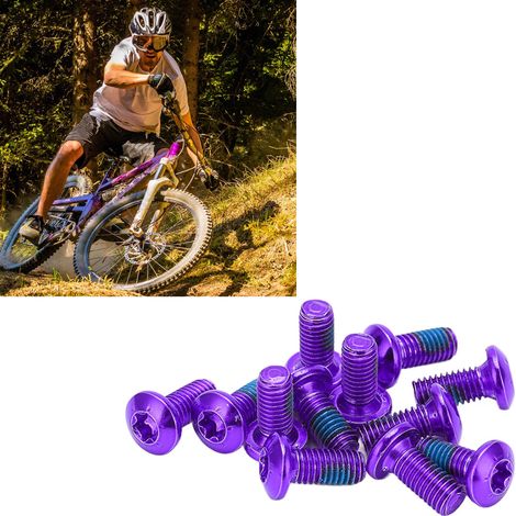 BOLANY 12 Vis Alliage Acier pour Disque Frein Vélo Montagne - Fixation Rotor (1/5)